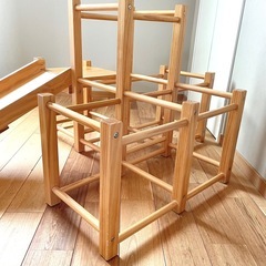 木製滑り台 ジャングルジム 室内遊具の画像