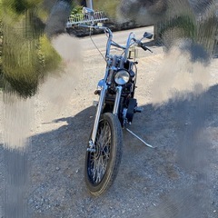 ハーレー　エボリューション フルカスタムチョッパー　1988の画像