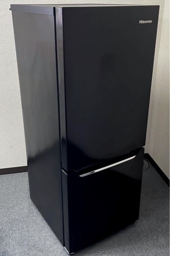 (送料無料) 2021年 極美品 150L 冷蔵庫 霜取り不用 強化ガラス製棚 大容量ドアポケット ⑤