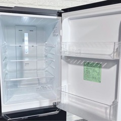 (送料無料) 2021年 極美品 150L 冷蔵庫 霜取り不用 強化ガラス製棚 大容量ドアポケット ⑤の画像