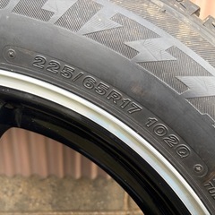 スタッドレス 225/65R17ブリヂストン ブリザックBALMINUM17インチ の画像