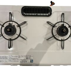 【⭐️全額返金保証⭐️】★パロマ 二口ガスコンロ　LPガス用 IC-S87SH-1L 2021年製の画像