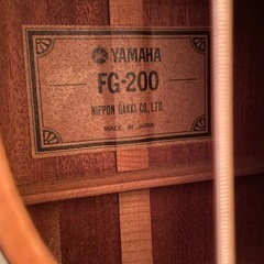 1973年製 YAMAHA FG-200 カスタムの画像