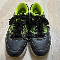 NIKE エア 23.5cm　スニーカー ブラック/ライムの画像