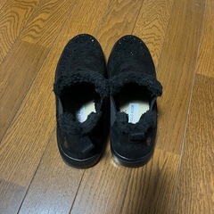 【新品】ふわふわあったか軽量ブーツ　U.S. POLO サイドファスナー　ブラックの画像