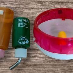 小動物用ケージセット 赤②の画像