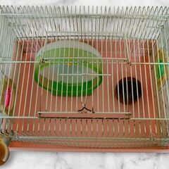 小動物用ケージセット ピンク③の画像