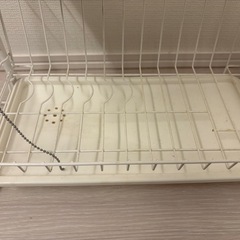 ニトリ 2段 水切りラックの画像