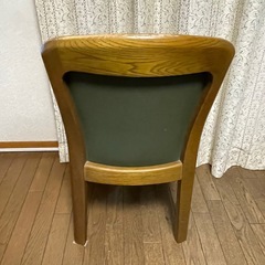 【お譲りします】椅子　グリーン　1脚の画像