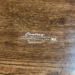 CAMBRO キャンブロ カムトレーアメリカ製 (MADE IN USA ) 10枚の画像