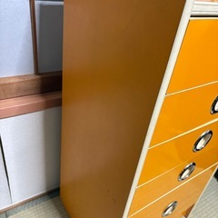 ボックス　カラーボックス　オレンジの画像