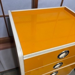 ボックス　カラーボックス　オレンジの画像