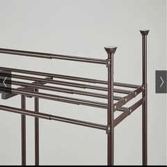 突っ張りハンガーラック 幅伸縮タイプ（116～210cm） カーテンなしの画像