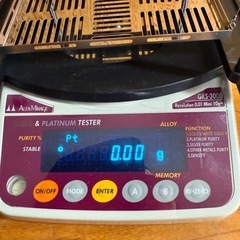Alfa mirageアルファミラージュ 貴金属テスター GKS-3000 ACアダプターTB-248 高純度 ゴールド 金純度 計量機 比重計 プラチナ 金の画像