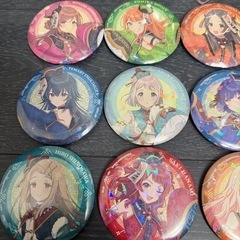 24種コンプリート　一番くじ 学園アイドルマスター Part3 F賞 コレクションキラ缶バッジ　H賞 描きおろし アクリルスタンド　アイマスの画像