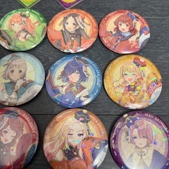 24種コンプリート　一番くじ 学園アイドルマスター Part3 F賞 コレクションキラ缶バッジ　H賞 描きおろし アクリルスタンド　アイマスの画像