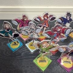 24種コンプリート　一番くじ 学園アイドルマスター Part3 F賞 コレクションキラ缶バッジ　H賞 描きおろし アクリルスタンド　アイマスの画像