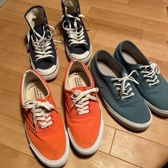 キャンバススニーカー　３足セットの画像
