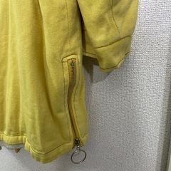 レディース　アウター　イエロー　裏ボア ジャケットの画像