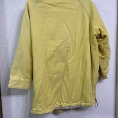 レディース　アウター　イエロー　裏ボア ジャケットの画像