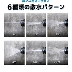 充電式コードレス高圧洗浄機　の画像