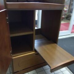 定価3万円以上　展示引き上げ品　レンジ台　キッチンラック　電子レンジ　オーブンレンジ　オーブントースター　炊飯器　電気ポット　食器棚の画像