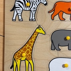 ボーネルンド　木製のパズル　動物型の画像
