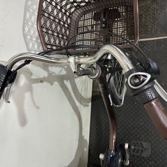 東京23区配達無料🌈新基準 Panasonic パナソニック ビビ　6.6Ah リチウム 電動自転車中古　1962の画像