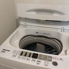 ハイセンス　洗濯機　5.5kgの画像