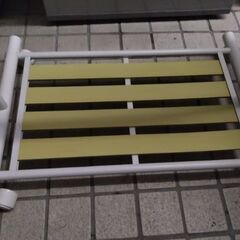 展示引き上げ品　棚付　ハンガーラック　伸縮式　お洒落　ハンガー　ラック　物干し竿の画像