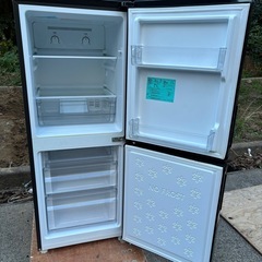 💥福岡市東区配送設置無料🌈【⭐️全額返金保証⭐️】 ハイアール 霜取り不要・3段引出し式冷凍室がひとり暮らしに便利! 148L冷凍冷蔵庫 ホワイト JR-NF148A-Wの画像