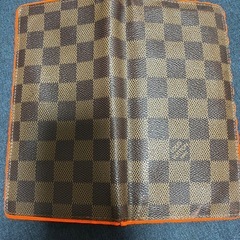 正規品  美品 ルイヴィトン 長財布 ダミエ オレンジの画像