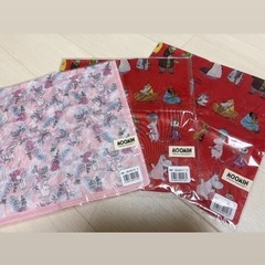 新品未使用品ムーミンハンカチ3枚セットの画像