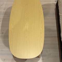 （決定しました）ニトリ　楕円形テーブルの画像