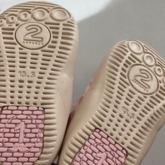 タグ付き　イフミー　IFME ワンベルト　ハート柄　スニーカー　ピンク　13.5の画像