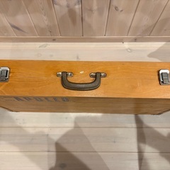 レトロな木製バック？ケース？の画像