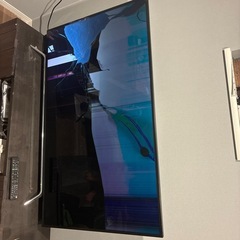 REGZA 58z810x 基盤交換済み画面割れの画像