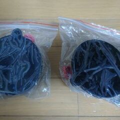 【新品未使用】2個セット　S字フック4個付き　強力吸盤 カーサイドタープ キャンプ 重り 耐荷重70kg 固定 2個セットの画像