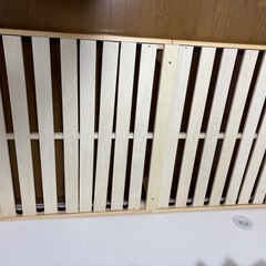 美品　シングルベッド　ニトリマットレス　すのこベットフレーム　セット　の画像