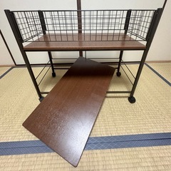 【12/16まで】2段ラック 棚 シェルフ 収納家具の画像