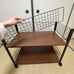 【12/16まで】2段ラック 棚 シェルフ 収納家具の画像