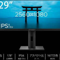 JAPANNEXT JN-IPS29WFHDR 29インチ ウルトラワイドモニターの画像