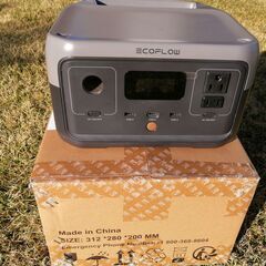 ECOFLOW RIVER2 ポータブル電源 ZMR600-JP 容量256Wh エコフロー【未使用に近い】元箱付きの画像