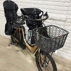 🌸美品🌈大容量8🌸室内保管🌼パナソニック ⚪️ギュットアニーズ🌸子供乗せ電動自転車　ハニーブラウン6の画像