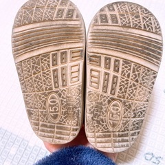 白スニーカー　15cmの画像