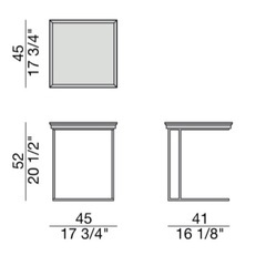 Porada（ポラダ）サイドテーブル ACTUS購入品の画像