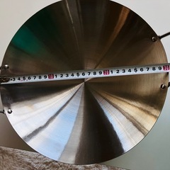 新品未使用、ステンレス中華フライパンの画像