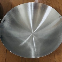新品未使用、ステンレス中華フライパンの画像