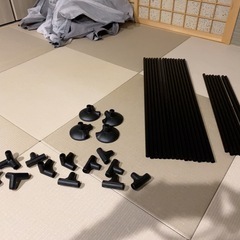 年内購入で3500円→3000円　Smart Angel ソフトベビーサークル・スクエア　約2畳の画像