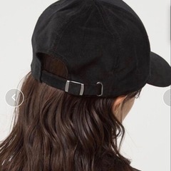 キャップ　コーデュロイ　ネイビーの画像